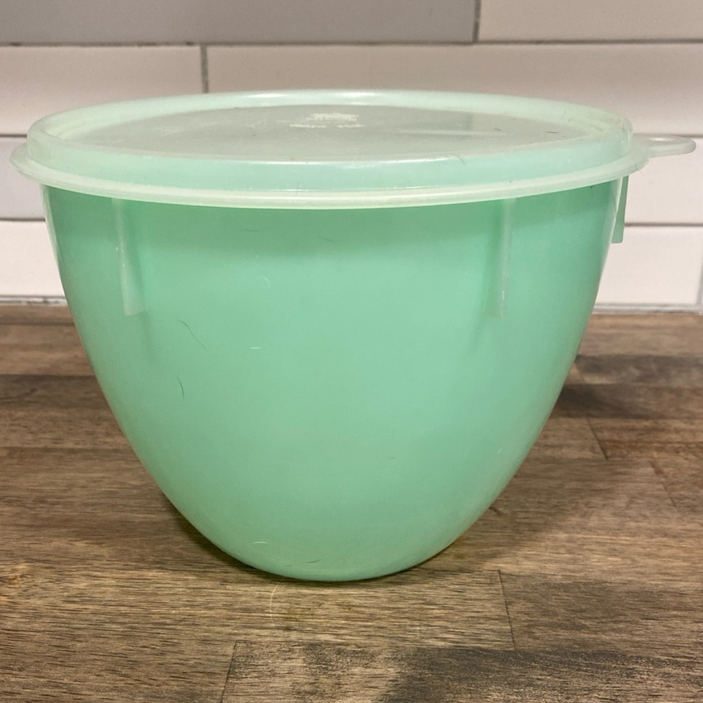 Retro Vintage Eagle Lettuce Fruit Seal Storage Container green 2.5 qts 10 cups